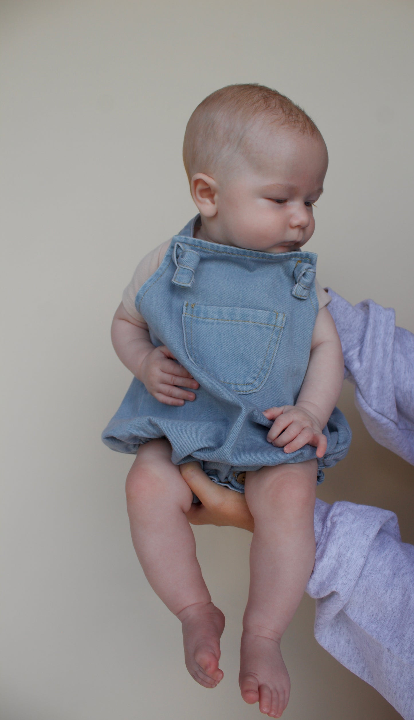 Classic Denim Knotted Romper