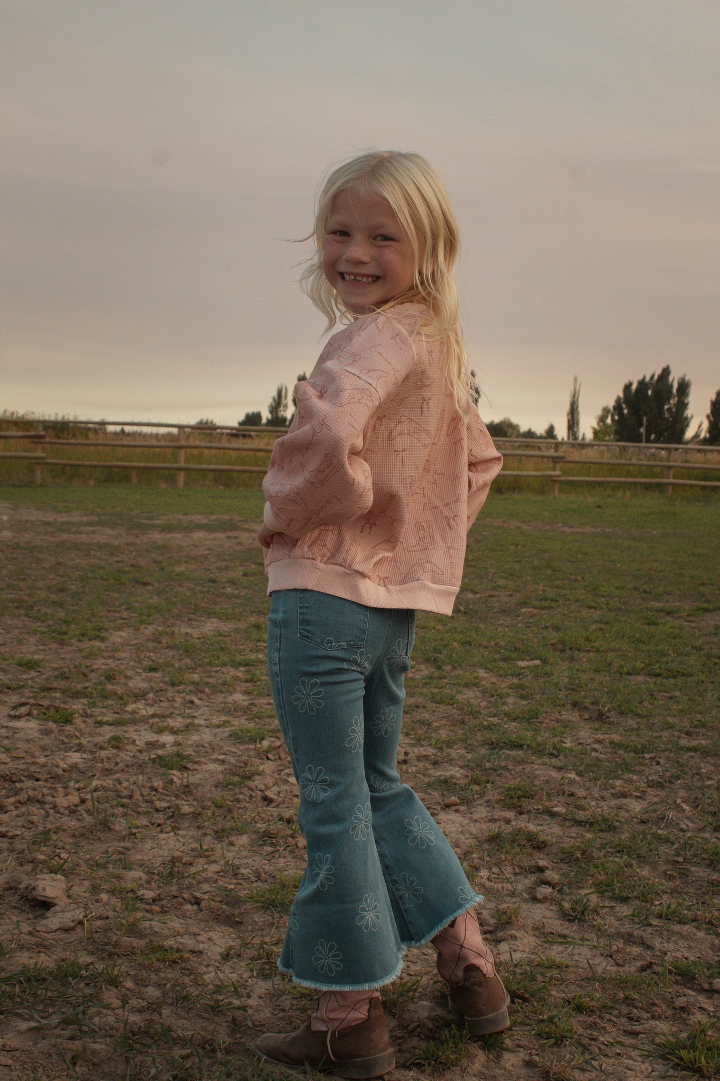 Denim Flare Bell Bottoms