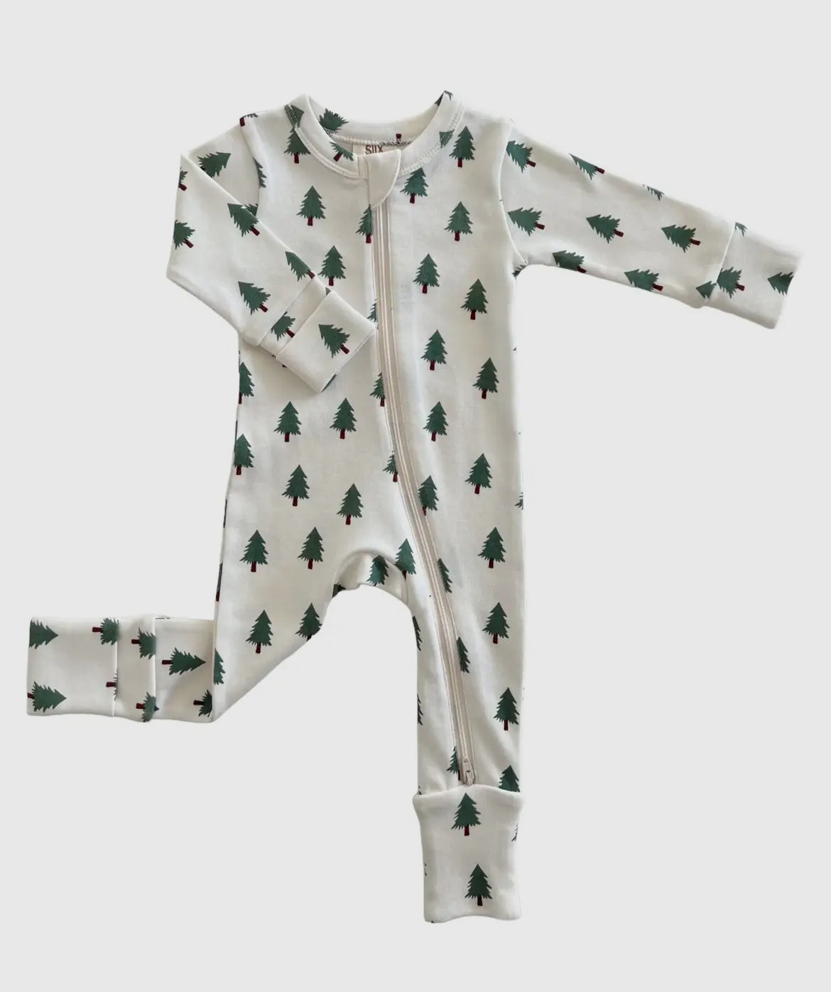 Christmas Tree Organic Footie Pjs