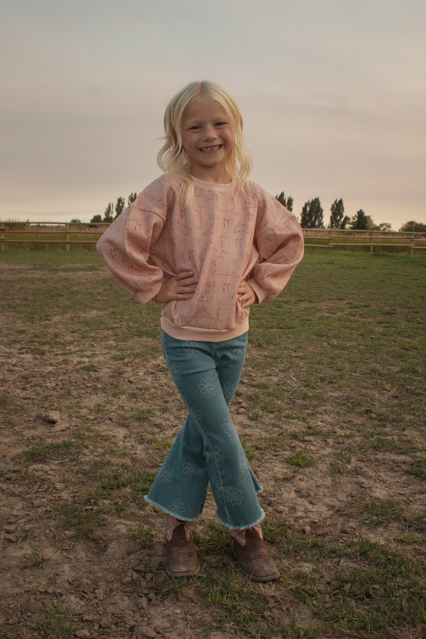 Denim Flare Bell Bottoms