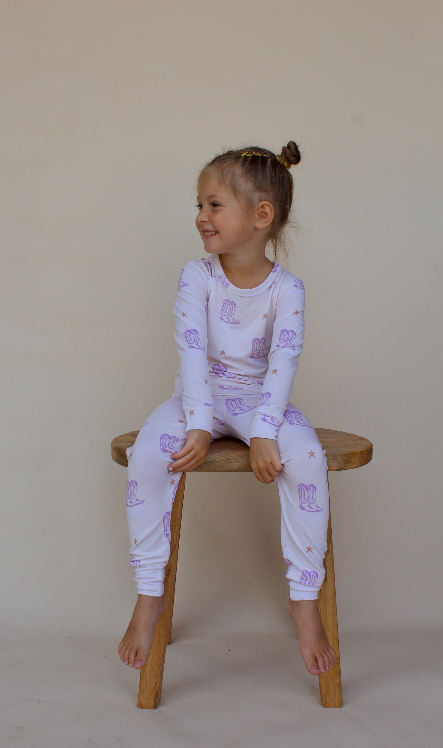 One & Two Piece / Bamboo Purple Howdy Boots