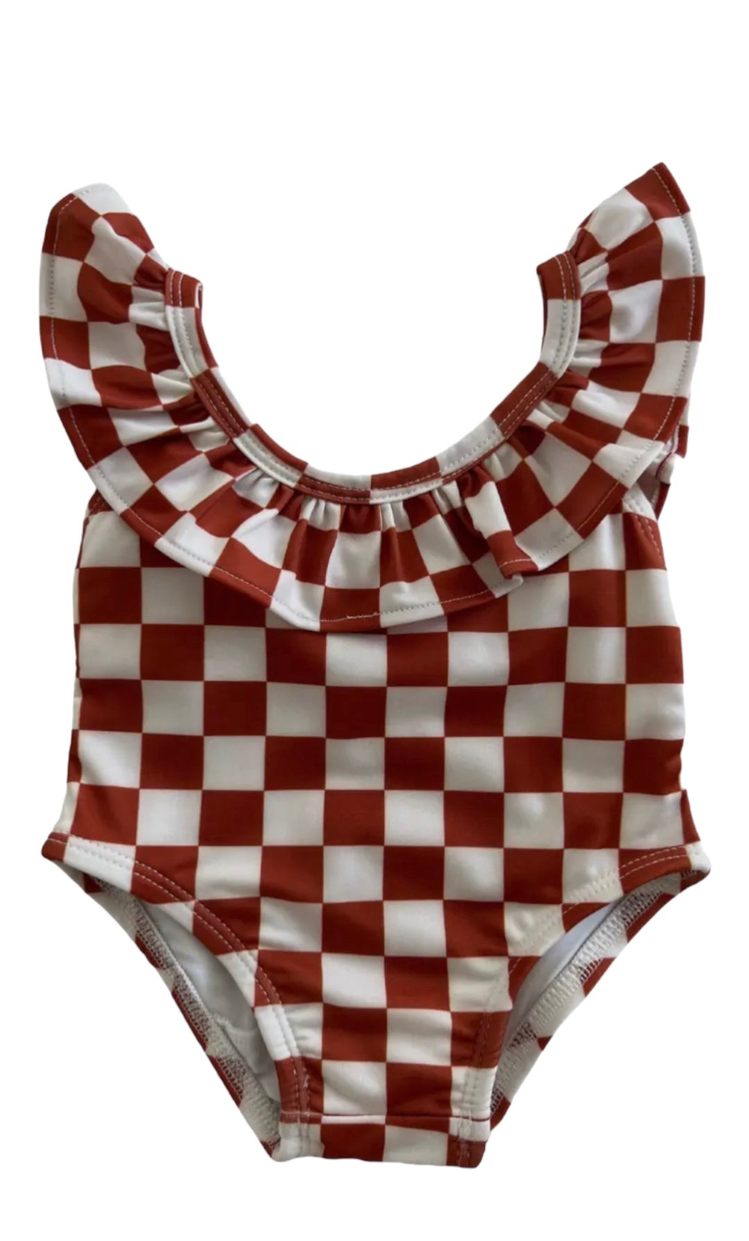 Checked Out One Piece Swim UPF 50+