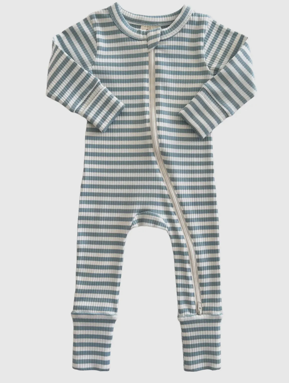 Dusty Blue Stripe Two - Way Sleeper