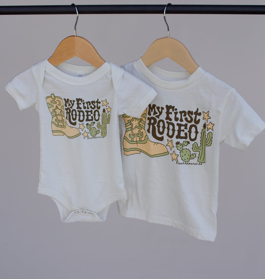 My First Rodeo Tee & Onesie