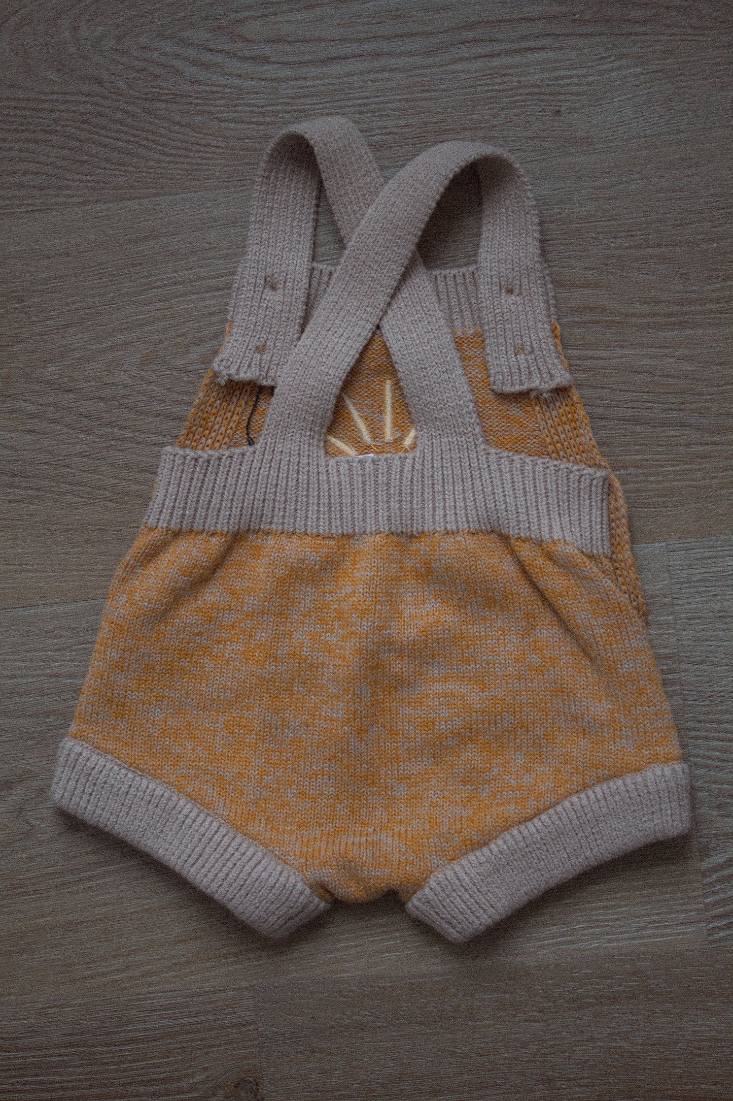 Golden Sunshine Knit Romper