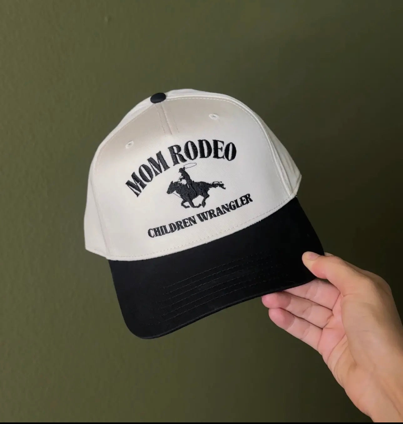 Mom Rodeo Canvas Trucker Hat